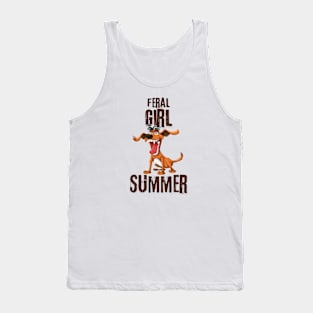 Feral Girl Summer Opossum Tank Top